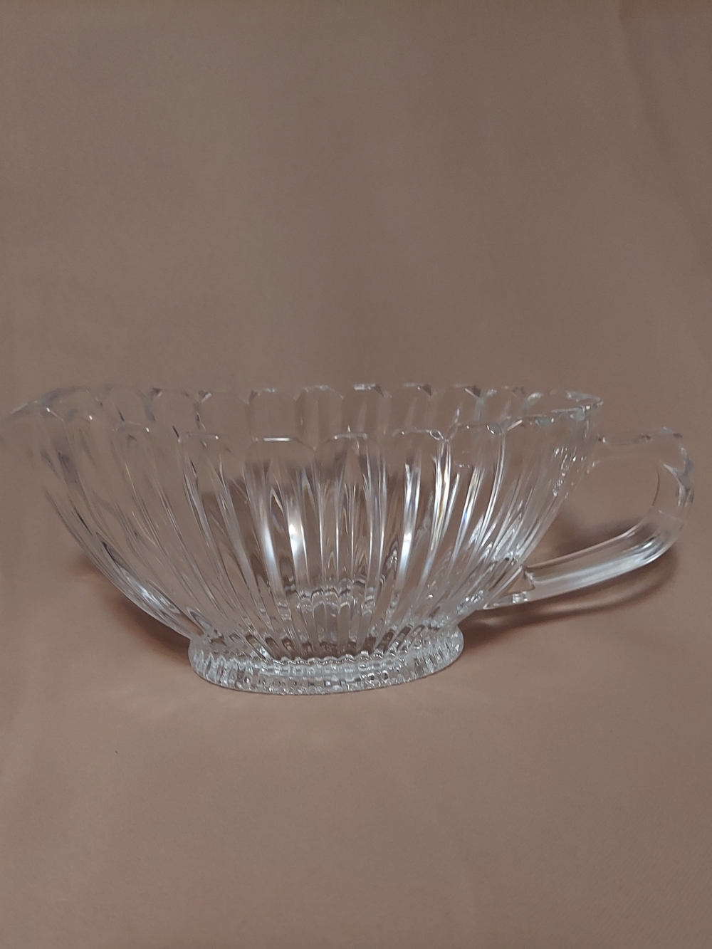 Mikasa Royal Suite Crystal Gravy / Sauce Boat